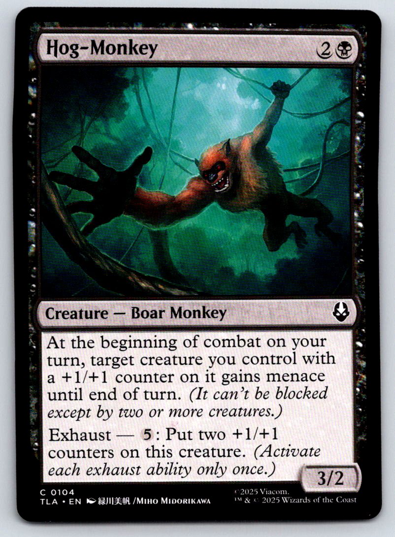 Hog-Monkey 104 Common Avatar: The Last Airbender 