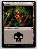 Swamp (0282) 282 Land Outlaws of Thunder Junction Magic: The Gathering Foil NM
