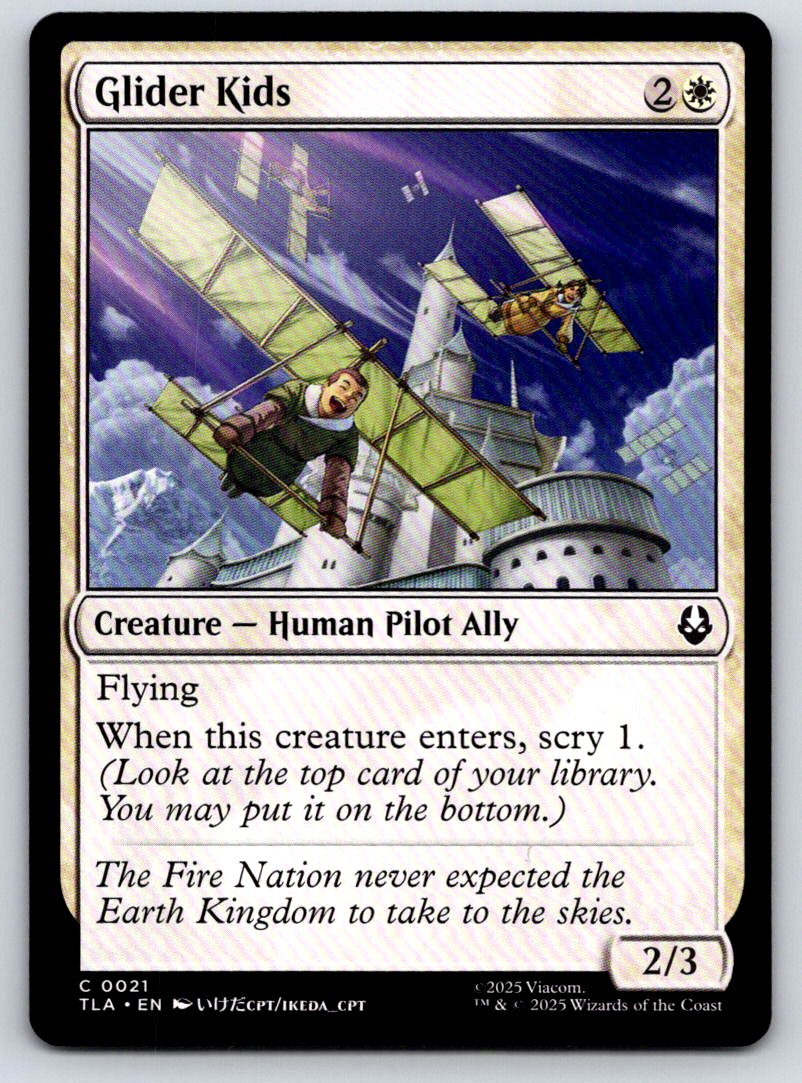 Glider Kids 21 Common Avatar: The Last Airbender