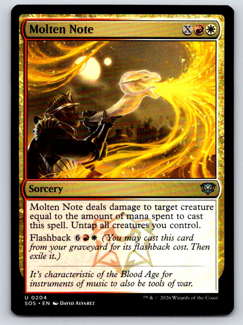 Molten Note 204 Uncommon Secrets of Strixhaven 