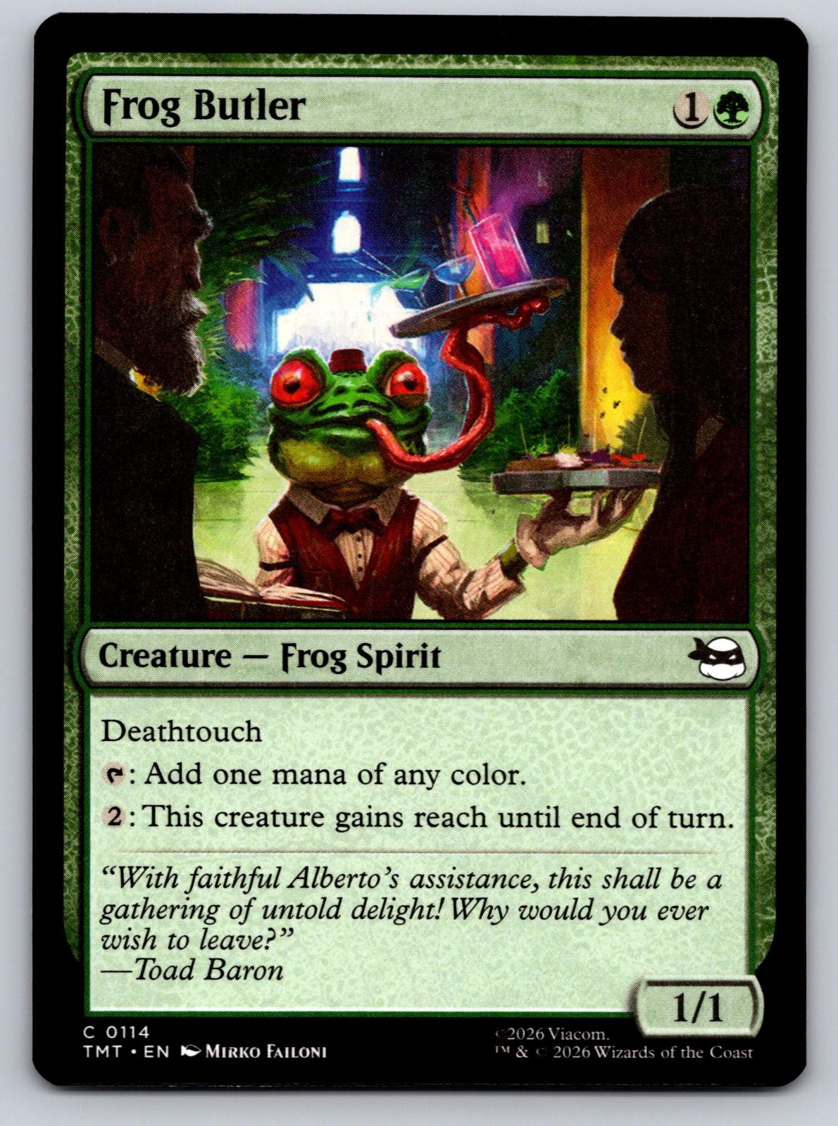 Frog Butler 0114 Common Teenage Mutant Ninja Turtles 