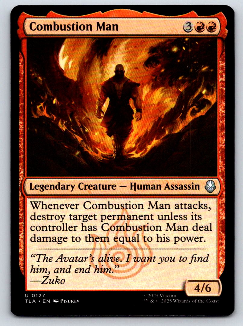Combustion Man 127 Uncommon Avatar: The Last Airbender 