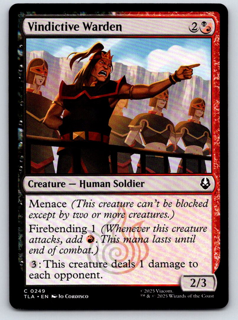 Vindictive Warden 249 Common Avatar: The Last Airbender 
