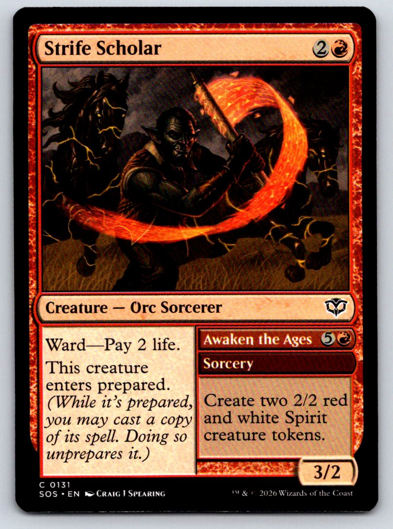 Strife Scholar 131 Common Secrets of Strixhaven 
