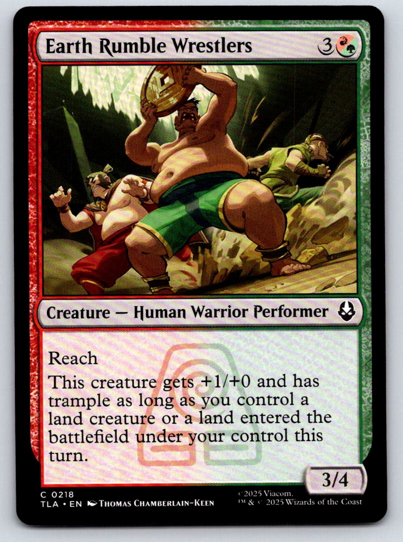 Earth Rumble Wrestlers 218 Avatar: The Last Airbender