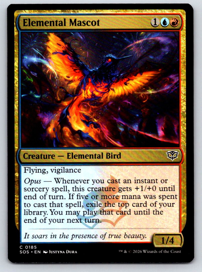 Elemental Mascot 185 Common Secrets of Strixhaven 