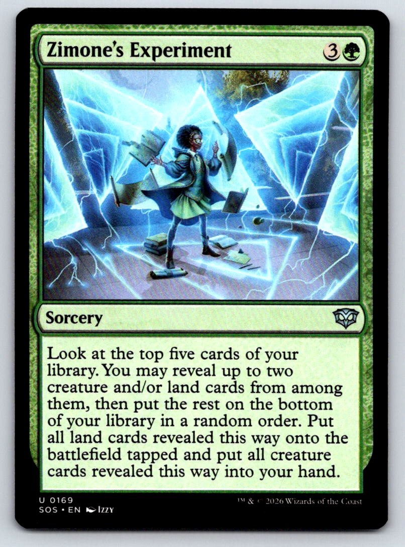 Zimone's Experiment 169 Uncommon Secrets of Strixhaven 