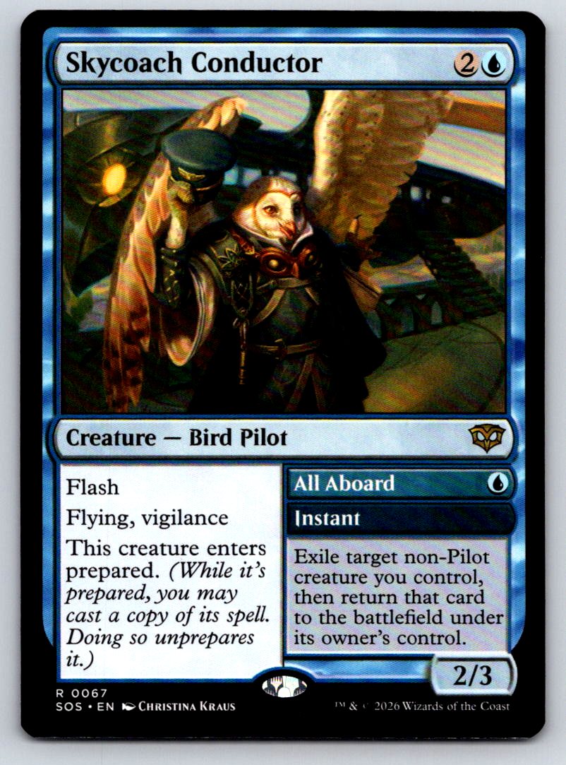 Skycoach Conductor 67 Rare Secrets of Strixhaven 
