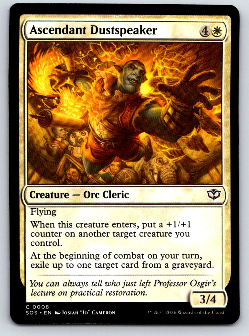 Ascendant Dustspeaker 8 Common Secrets of Strixhaven 