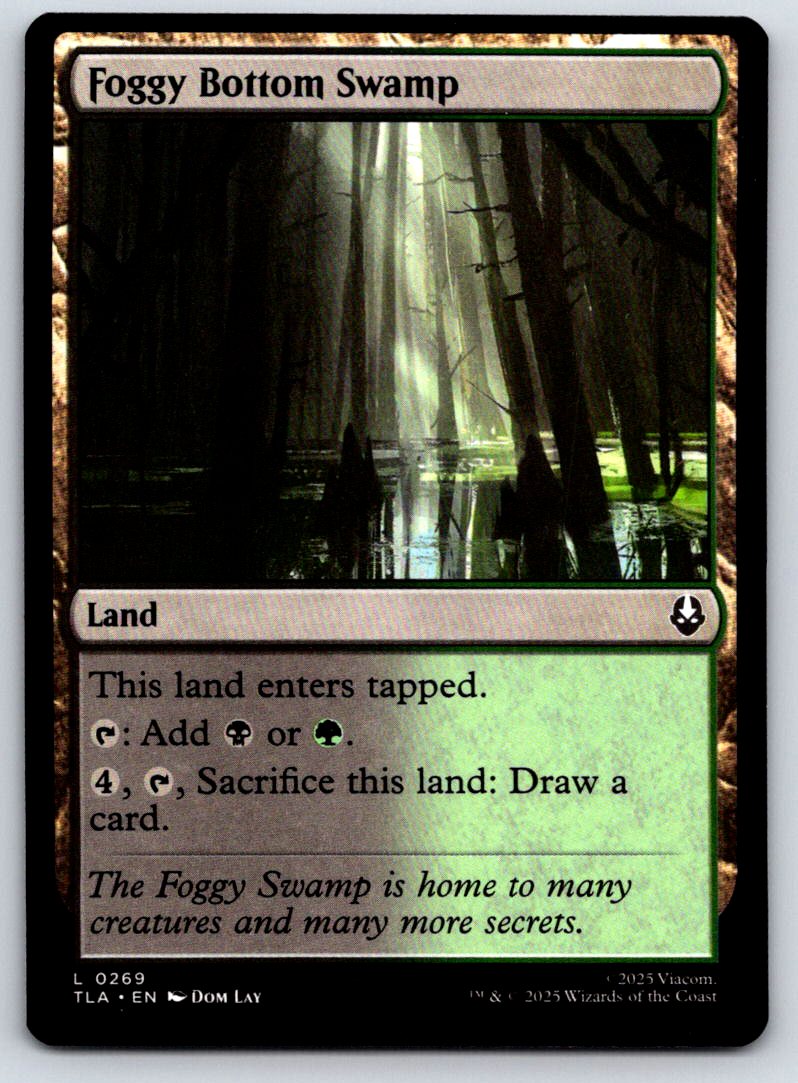 Foggy Bottom Swamp 269 Land Avatar: The Last Airbender 
