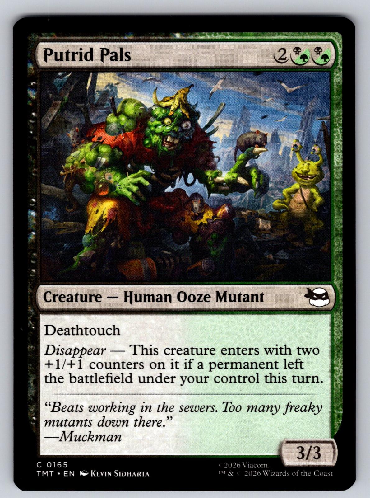 Putrid Pals 0165 Common Teenage Mutant Ninja Turtles