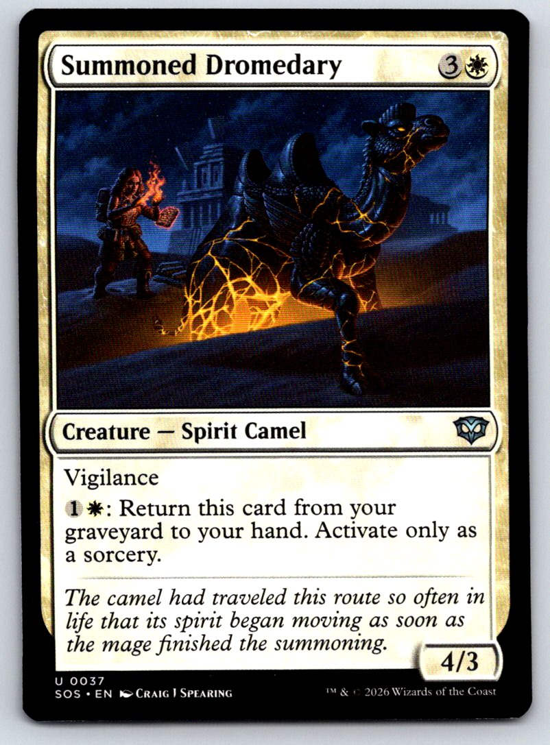 Summoned Dromedary 37 Uncommon Secrets of Strixhaven 