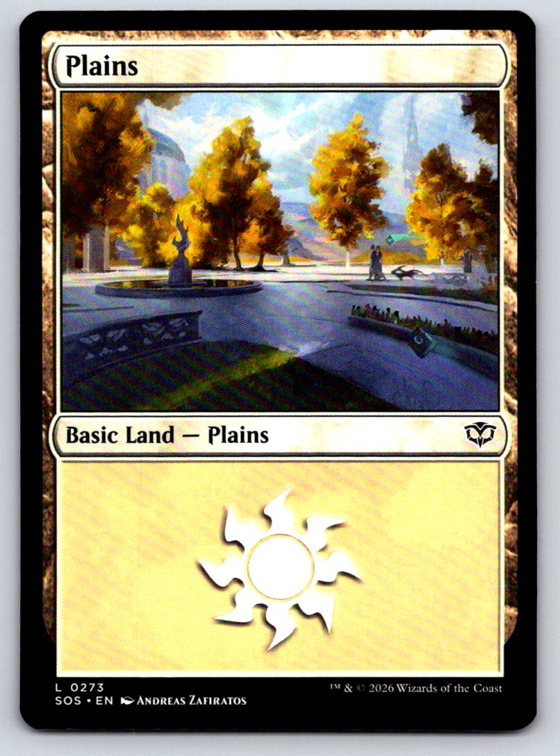 Plains (0273) 273 Land Secrets of Strixhaven 