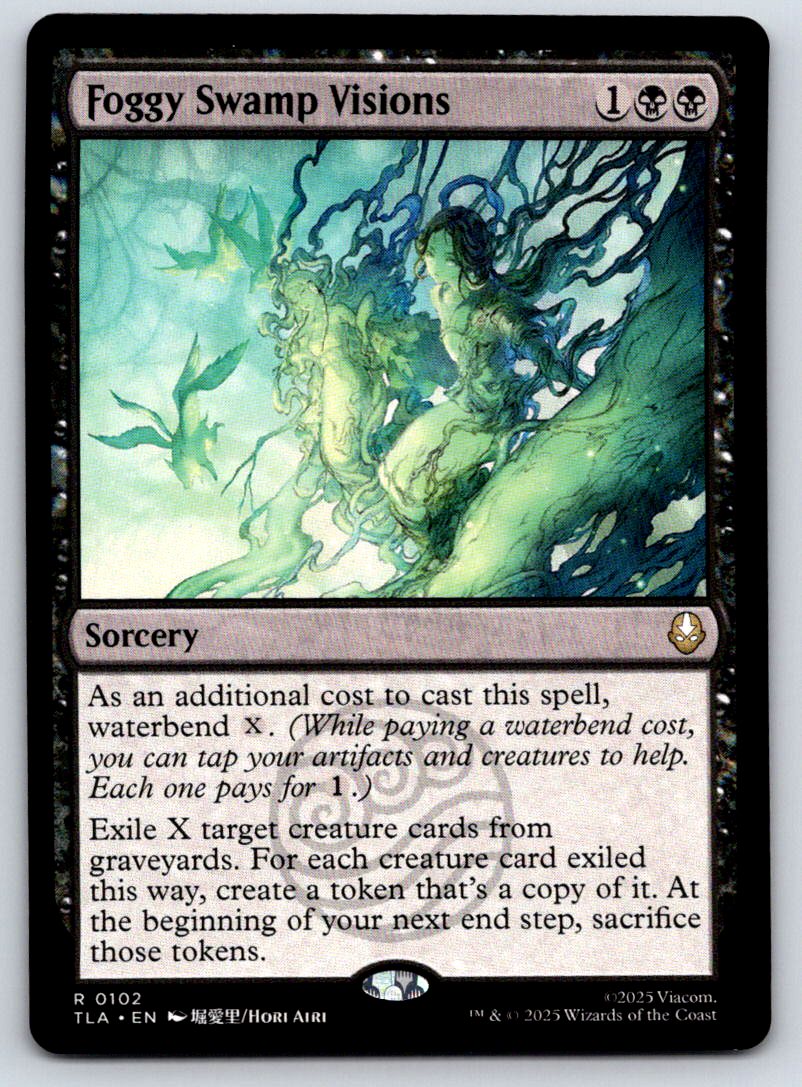 Foggy Swamp Visions 102 Rare Avatar: The Last Airbender \