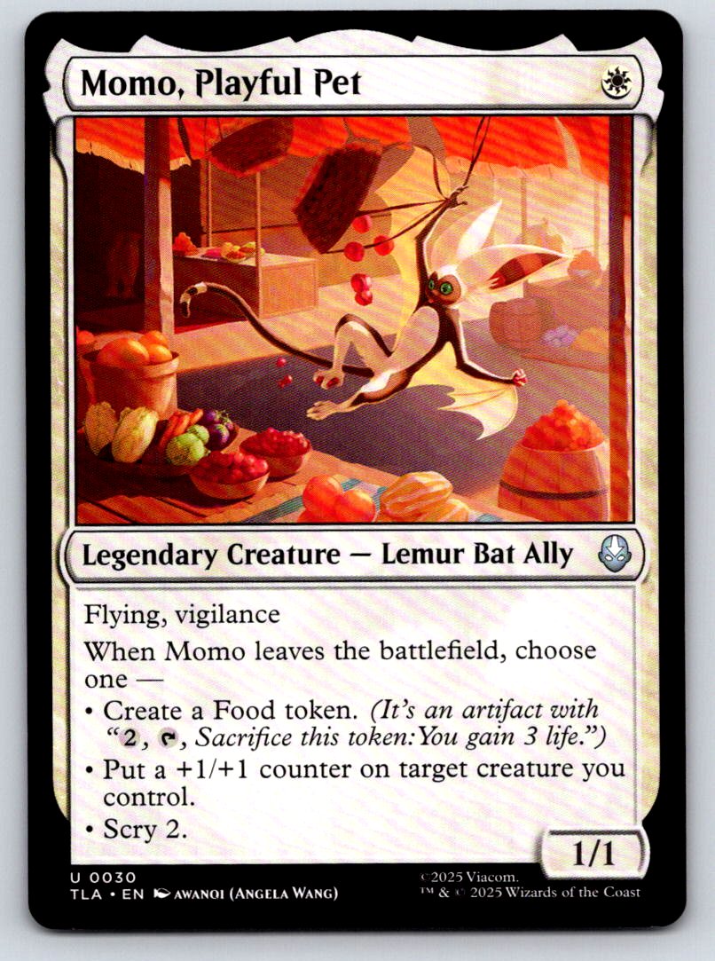 Momo, Playful Pet 30 Uncommon Avatar: The Last Airbender 