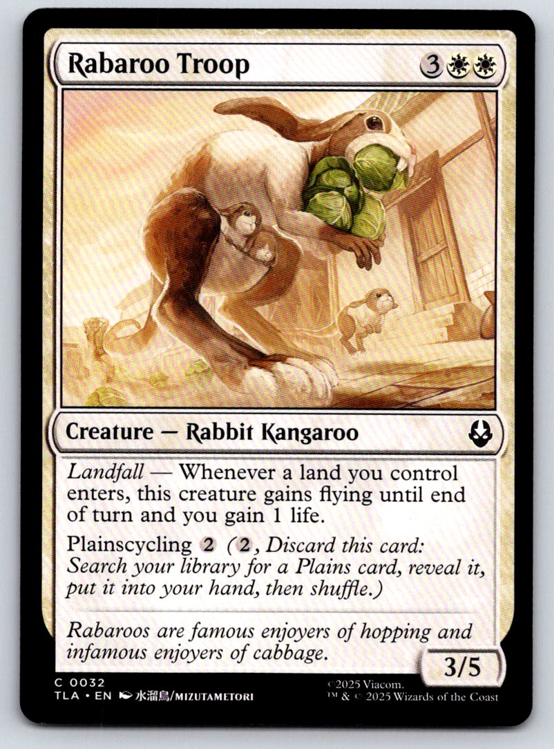 Rabaroo Troop 32 Common Avatar: The Last Airbender 