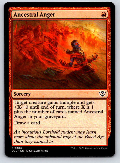 Ancestral Anger 106 Common Secrets of Strixhaven 