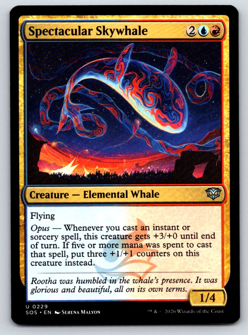 Spectacular Skywhale 229 Uncommon Secrets of Strixhaven 