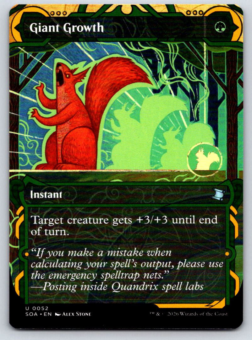 Giant Growth 52 Secrets of Strixhaven: Mystical Archive 