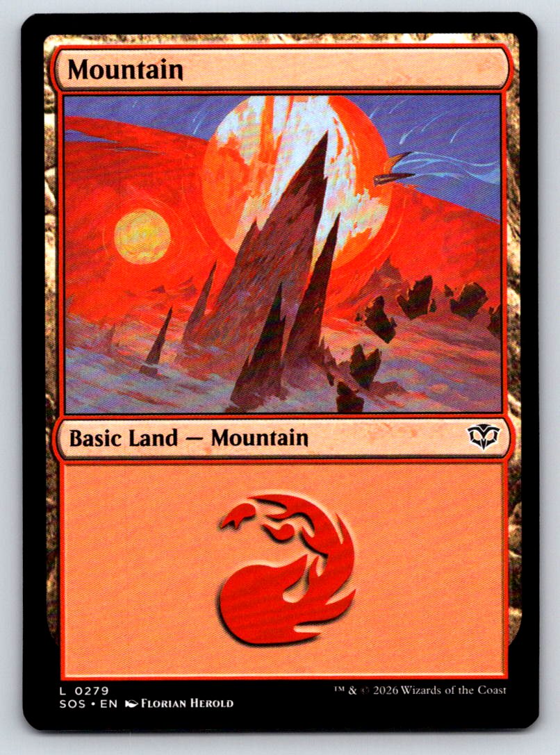 Mountain (0279) 279 Land Secrets of Strixhaven 