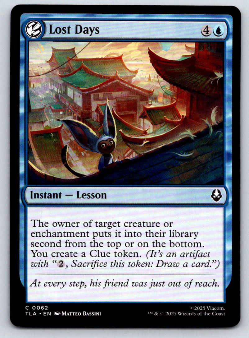 Lost Days 62 Common Avatar: The Last Airbender 