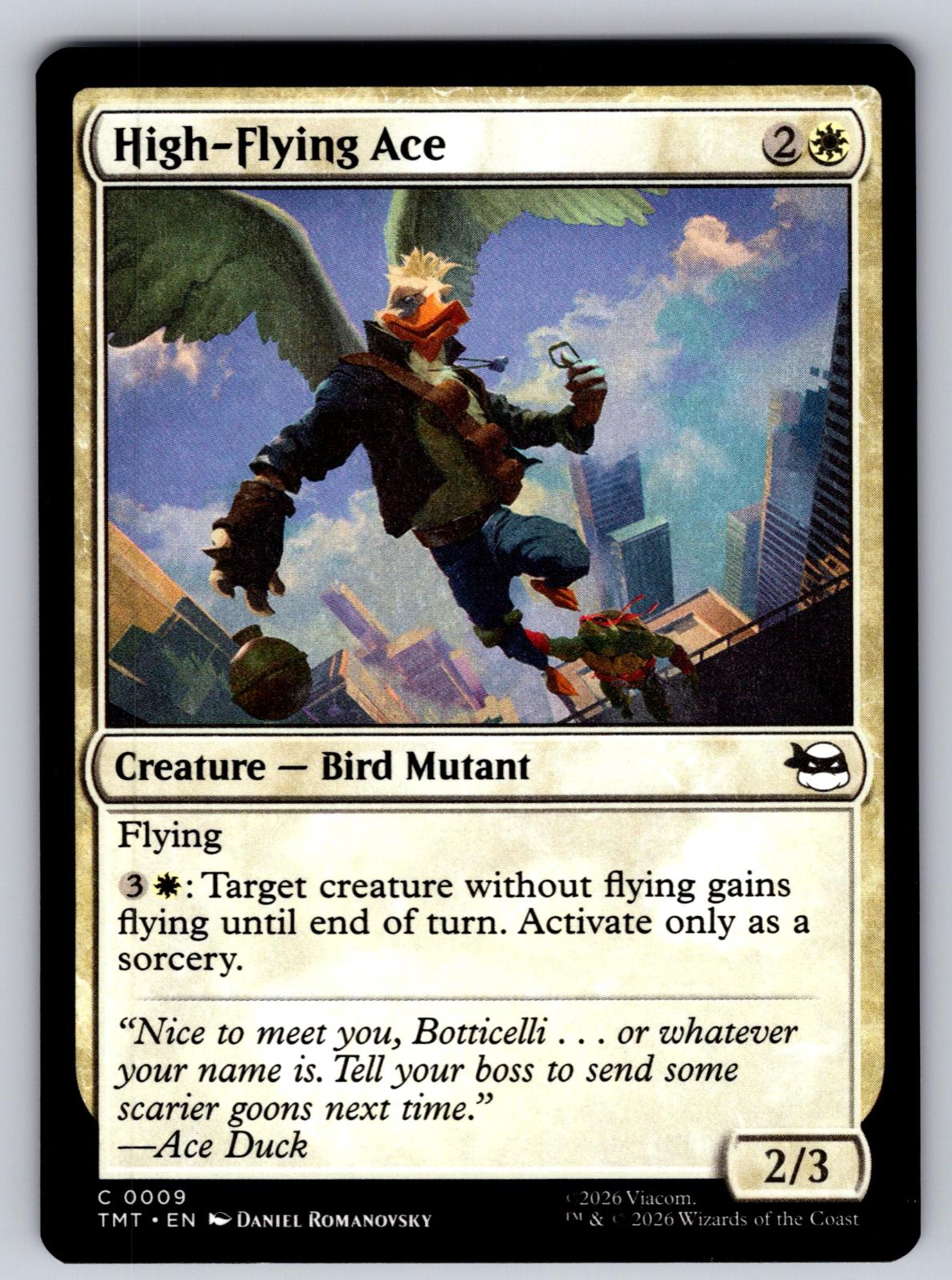 High-Flying Ace 0009 Common Teenage Mutant Ninja Turtles 