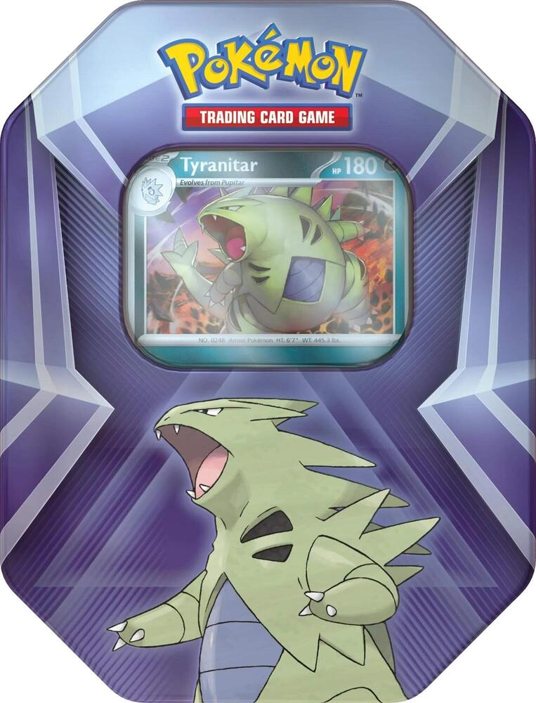 Pokemon tyranitar tin