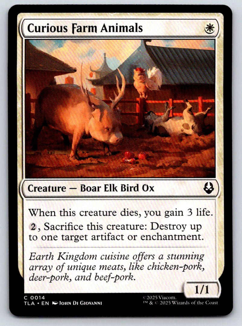 Curious Farm Animals 14 Avatar: The Last Airbender 