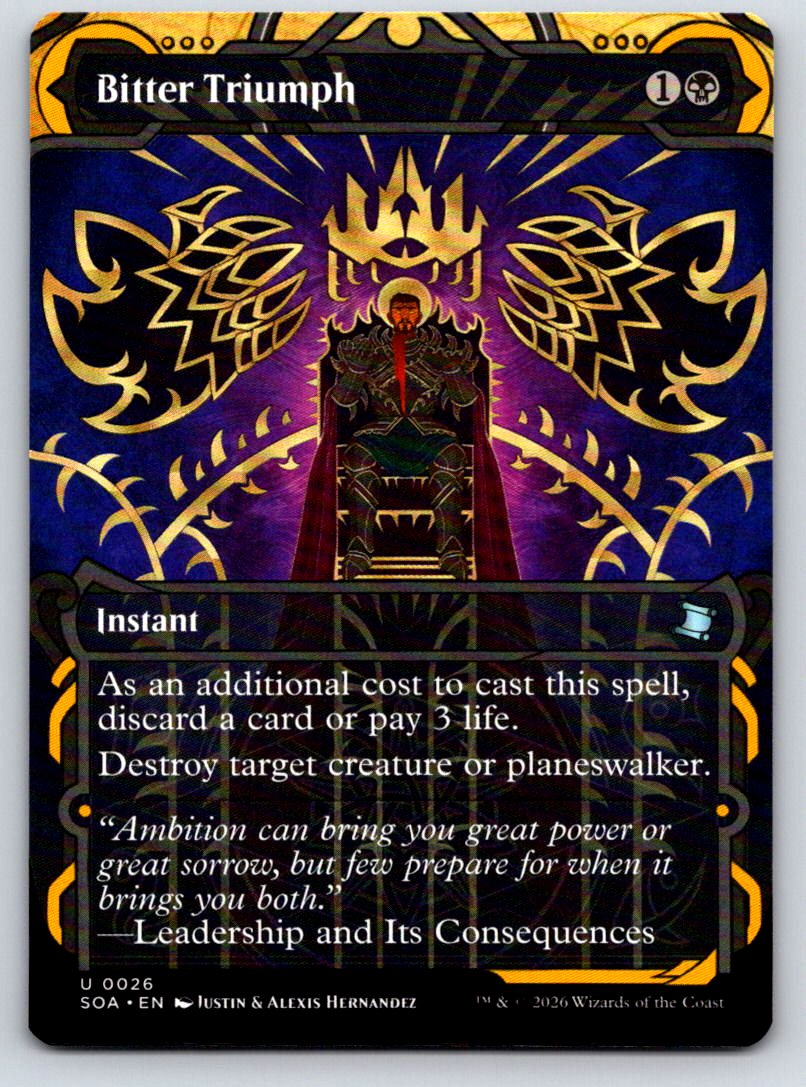 Bitter Triumph 26 Secrets of Strixhaven: Mystical Archive 