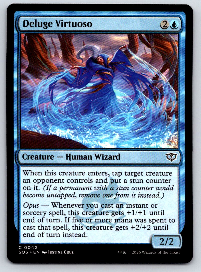Deluge Virtuoso 42 Common Secrets of Strixhaven 