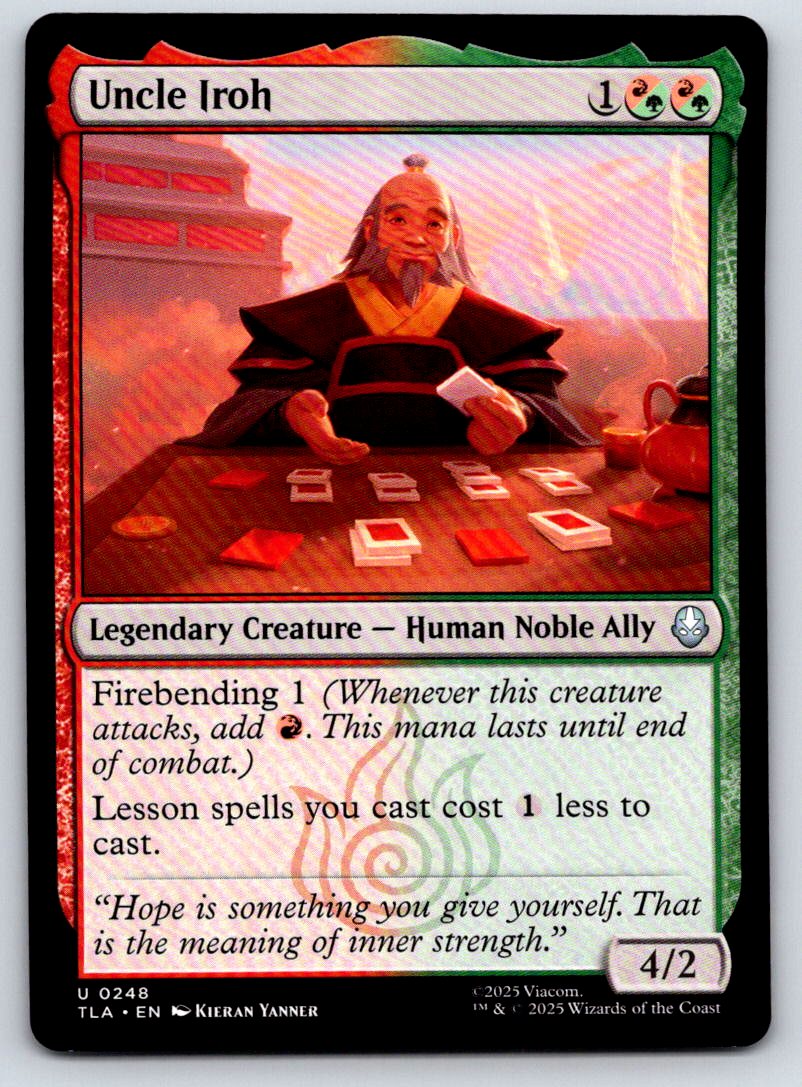 Uncle Iroh 248 Uncommon Avatar: The Last Airbender 