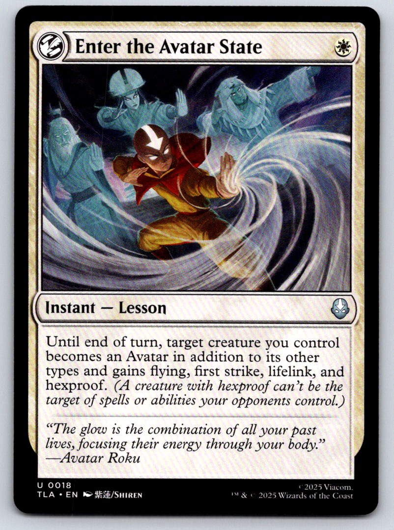 Enter the Avatar State 18 Avatar: The Last Airbender 