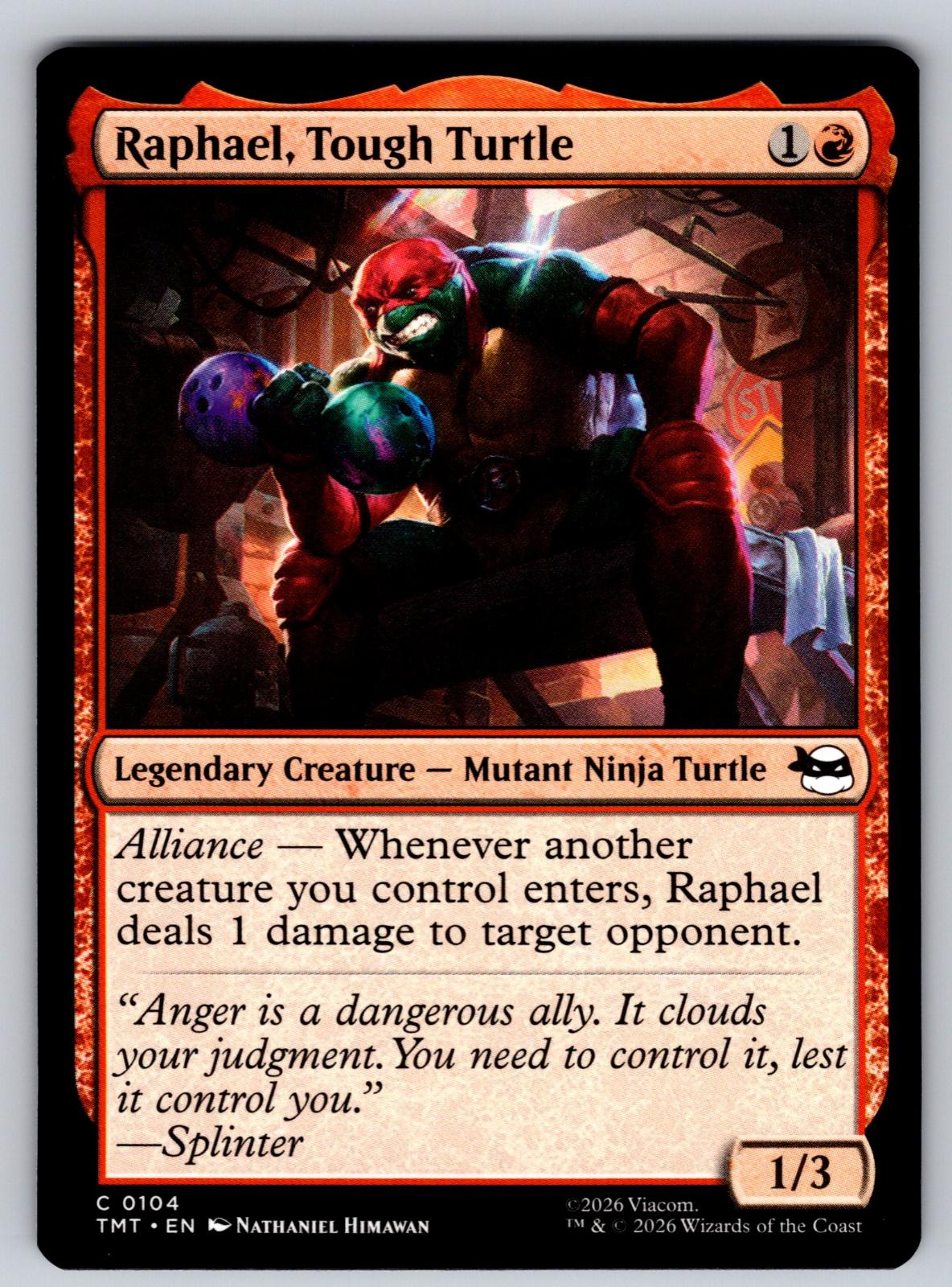 Raphael, Tough Turtle 0104 Teenage Mutant Ninja Turtles 