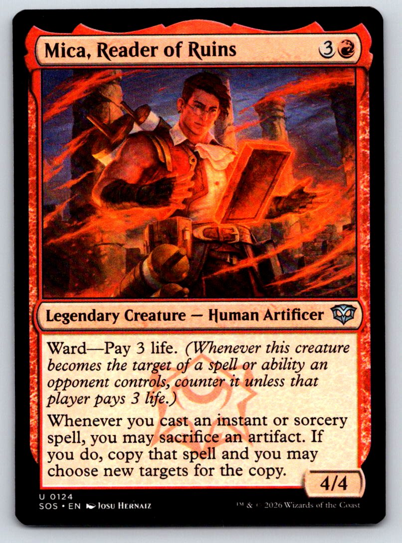 Mica, Reader of Ruins 124 Uncommon Secrets of Strixhaven 