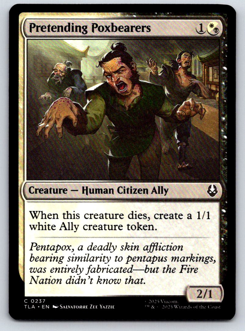 Pretending Poxbearers 237 Avatar: The Last Airbender 