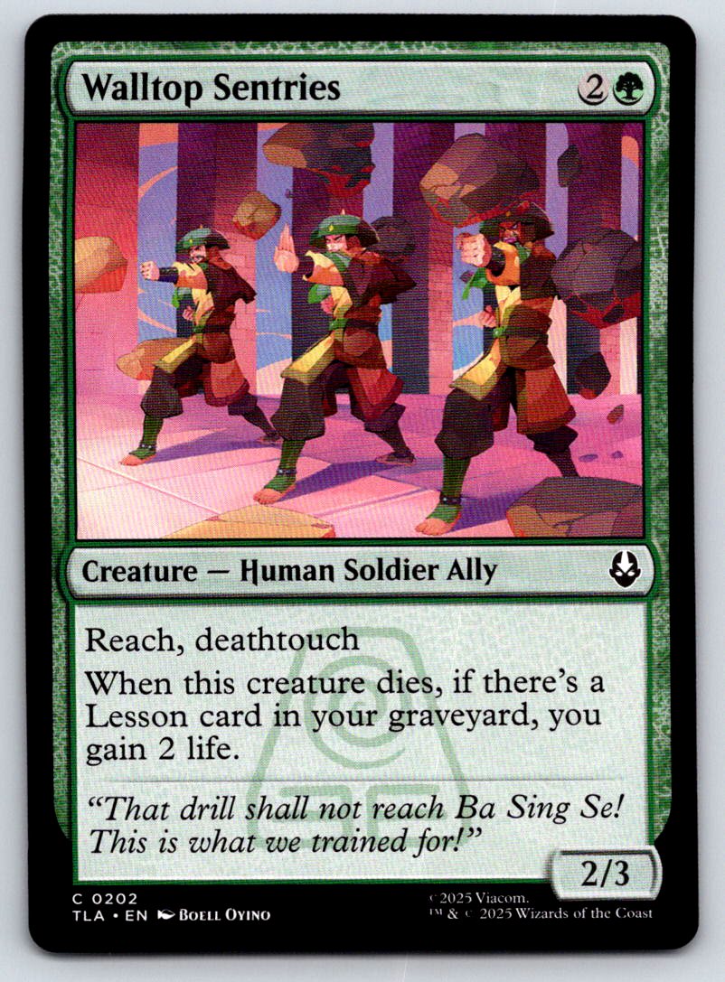 Walltop Sentries 202 Common Avatar: The Last Airbender 