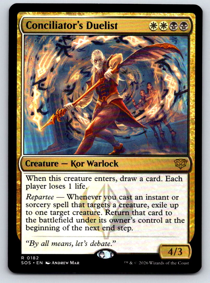 Conciliator's Duelist 182 Rare Secrets of Strixhaven 