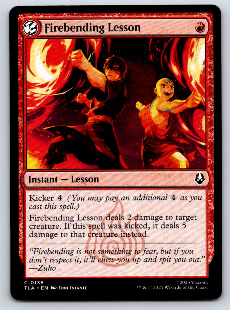 Firebending Lesson 138 Common Avatar: The Last Airbender 