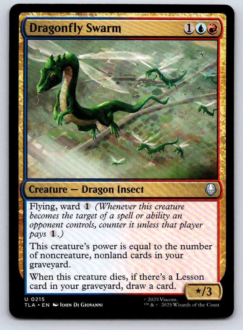 Dragonfly Swarm 215 Uncommon Avatar: The Last Airbender 