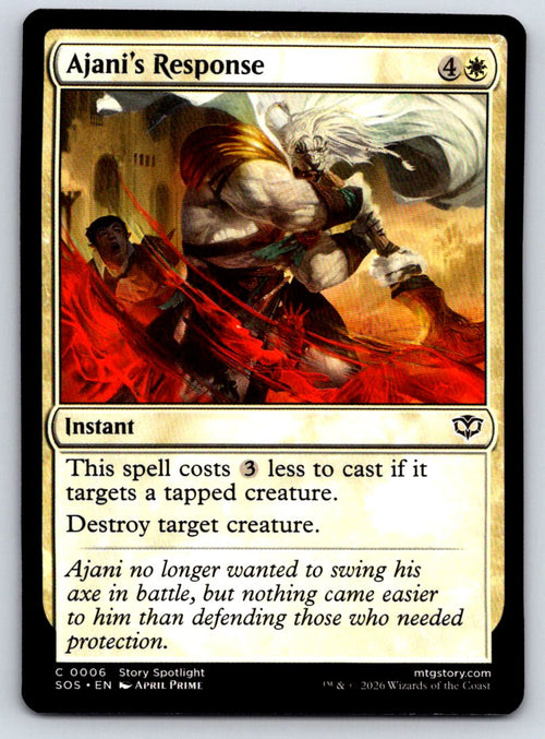 Ajani's Response 6 Common Secrets of Strixhaven
