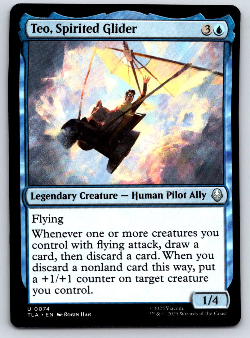 Teo, Spirited Glider 74 Avatar: The Last Airbender 
