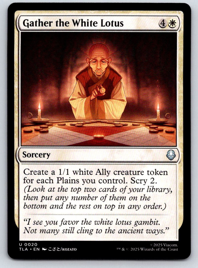 Gather the White Lotus 20 Avatar: The Last Airbender