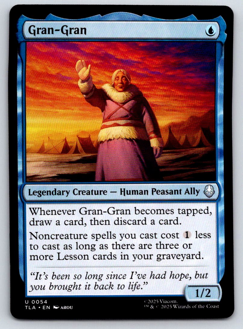 Gran-Gran 54 Uncommon Avatar: The Last Airbender 
