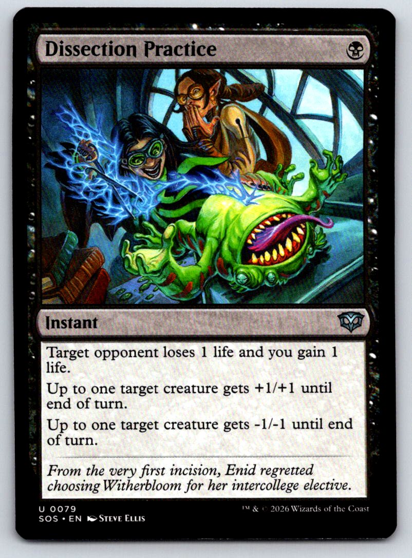 Dissection Practice 79 Uncommon Secrets of Strixhaven 