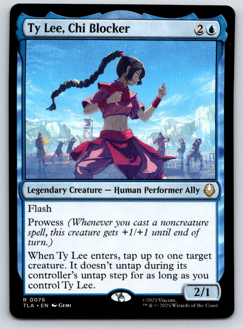 Ty Lee, Chi Blocker 76 Rare Prerelease Cards 
