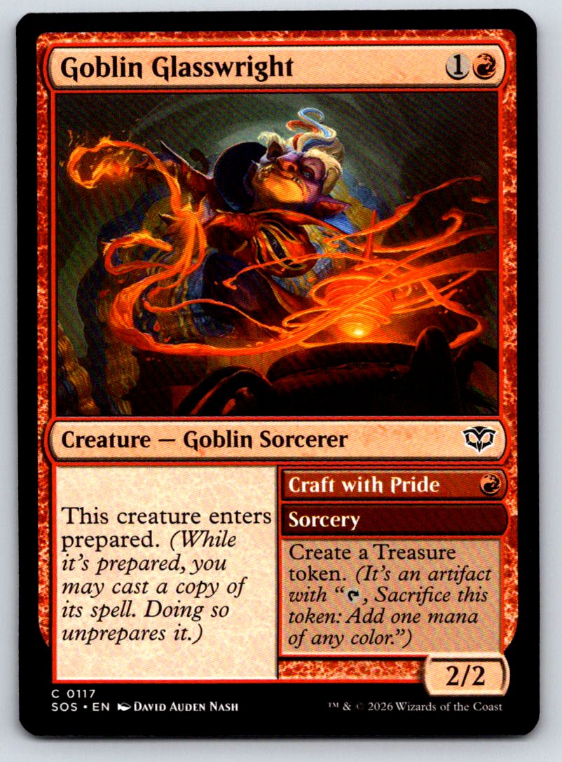 Goblin Glasswright 117 Common Secrets of Strixhaven