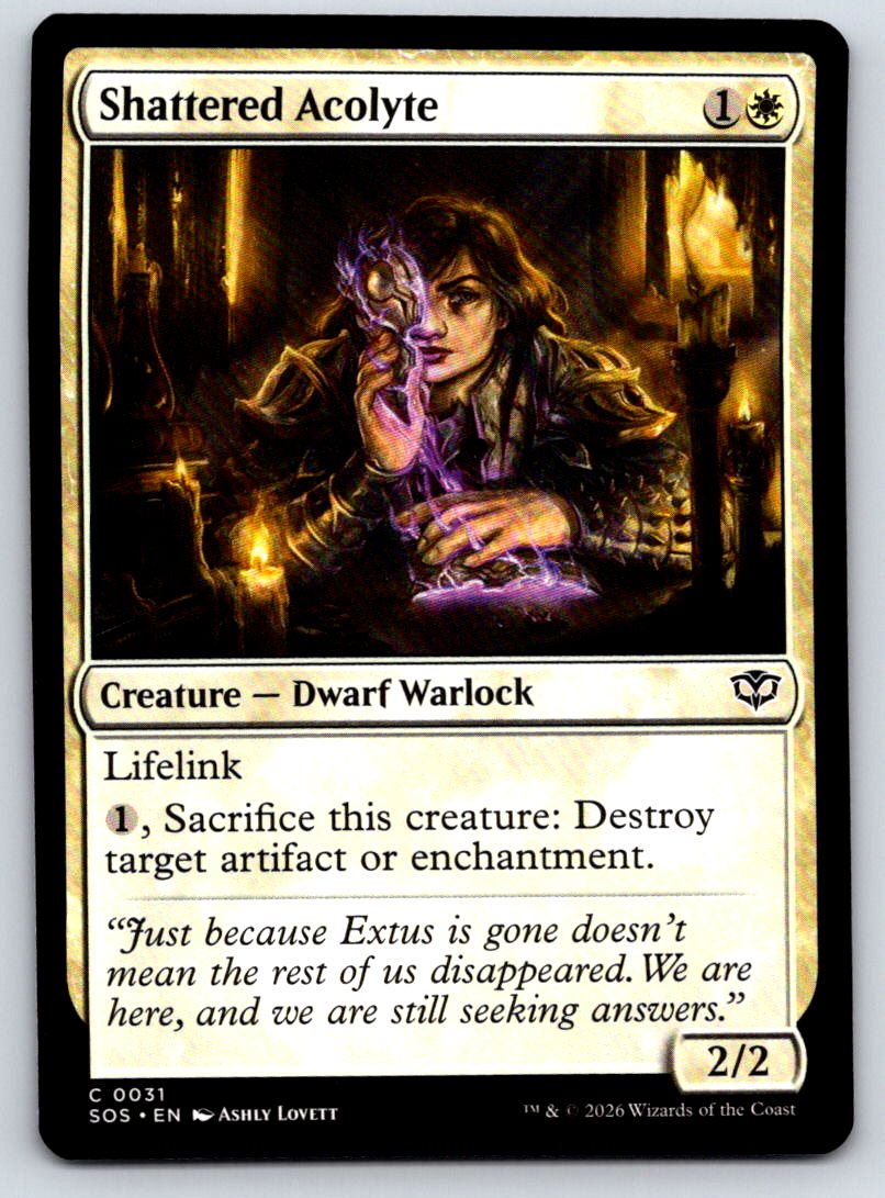 Shattered Acolyte 31 Common Secrets of Strixhaven 