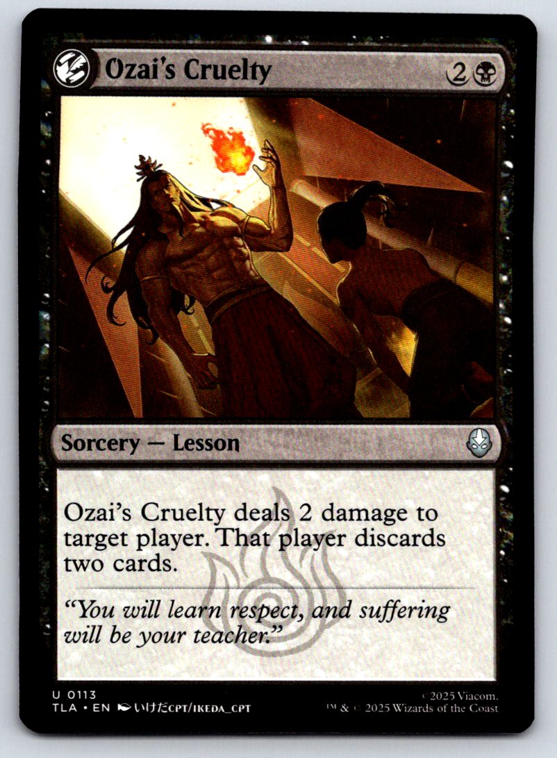 Ozai's Cruelty 113 Uncommon Avatar: The Last Airbender 